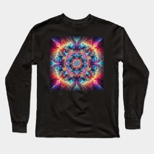 Stylized kaleidoscopic Long Sleeve T-Shirt